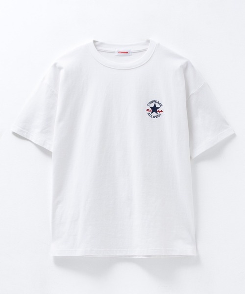 tシャツ CONVERSE ワンポイントパッチ刺繍Ｔシャツ レディース メンズ | CONVERSE | 24
