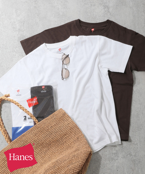 Hanes tシャツ 「2枚セット」別注「Hanes / ヘインズ」Tシャツ