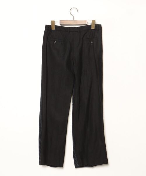 「MARIO MATTEO」 ストライプ柄パンツ 38 ブラック レディース_画像2