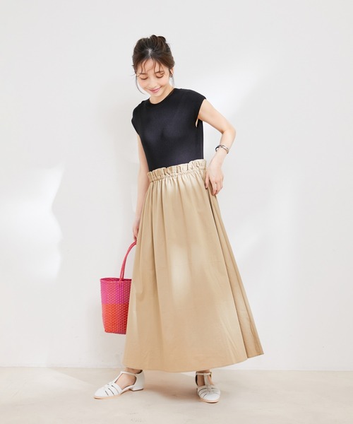 「VIS」 ドッキングワンピース M ベージュ レディース_画像5