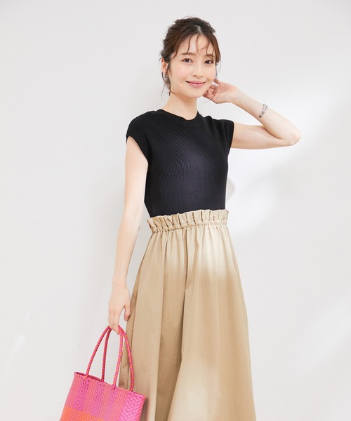 「VIS」 ドッキングワンピース M ベージュ レディース_画像7