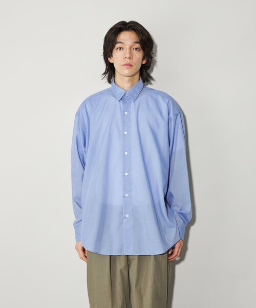CITEN シャツ 「CITEN」エアリーテックスオーバーシャツ メンズ