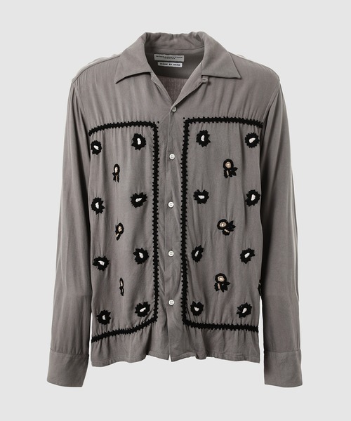 NOMA t.d. シャツ Bandana Hand Embroidery Shirt メンズ