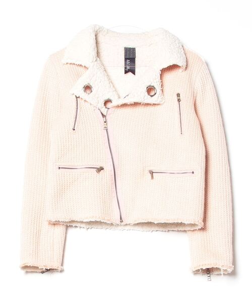 lilLilly（リルリリー） ジップアップブルゾン 2 ピンク レディース