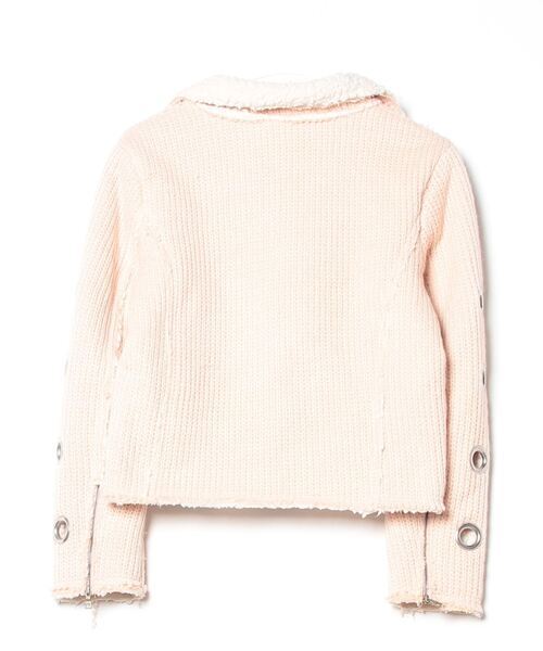 「lilLilly」 ジップアップブルゾン 2 ピンク レディース_画像2