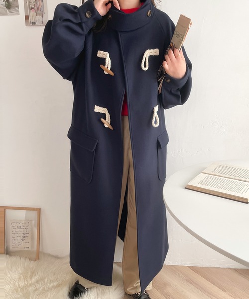 「classicalelf」 ダッフルコート SMALL イエロー レディース_画像2