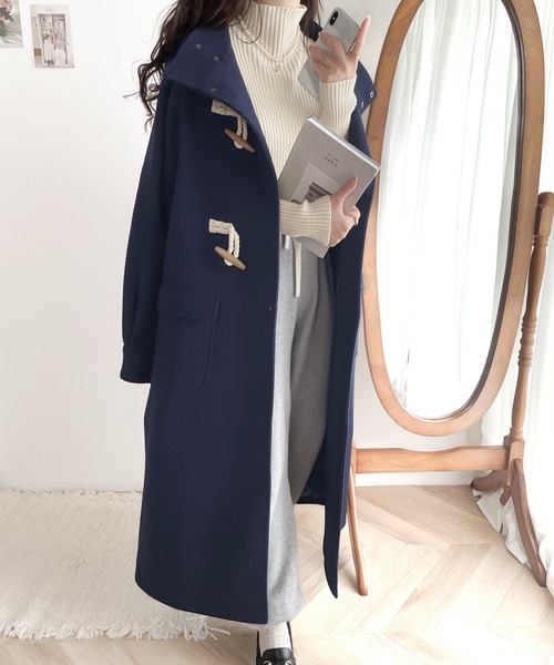 「classicalelf」 ダッフルコート SMALL イエロー レディース_画像3