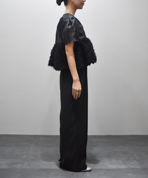 スーツ・フォーマル・ドレス ANDRESD /peplum tulle set up pants dress peplum tulle set up pants dress | ANDRESD