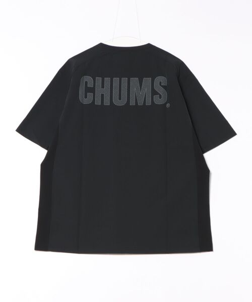 CHUMS tシャツ CHUMS/チャムス 半袖Tシャツ バックプリント 撥水