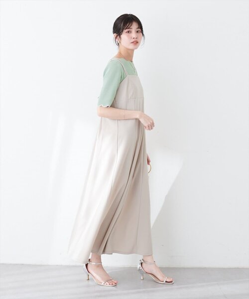 ニット セーター 袖口配色スカラップ強撚ニット（５分袖） レディース | natural couture | 14