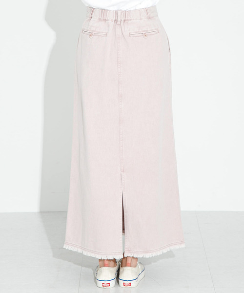 URBAN RESEARCH Sonny Label ロング スカート コットンツイルタック