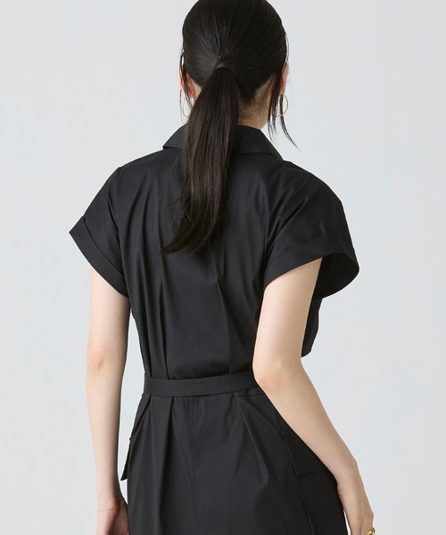 LACOSTE（ラコステ） シャツワンピース キモノスリーブシャツドレス