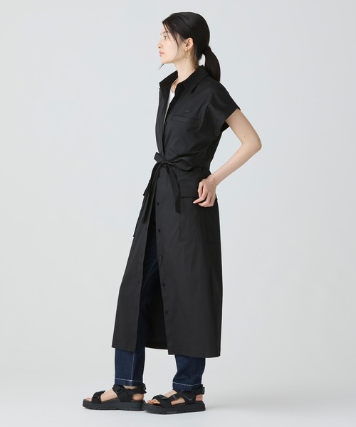 LACOSTE（ラコステ） シャツワンピース キモノスリーブシャツドレス