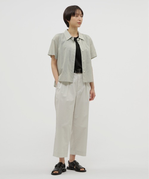 MHL. パンツ FINE COMPACT COTTON POPLIN レディース : ZOZOTOWN