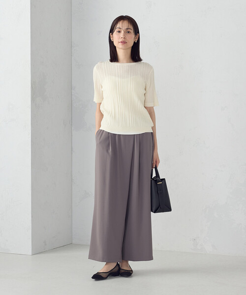 COMME CA ISM（コムサイズム） ニット セーター ランダムシアーニット