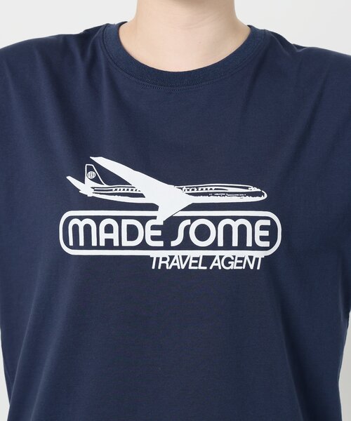 tシャツ made some sports wear for SLOBE IENA ロゴTEE レディース SLOBE IENA tシャツ made some sports wear for ロゴTEE