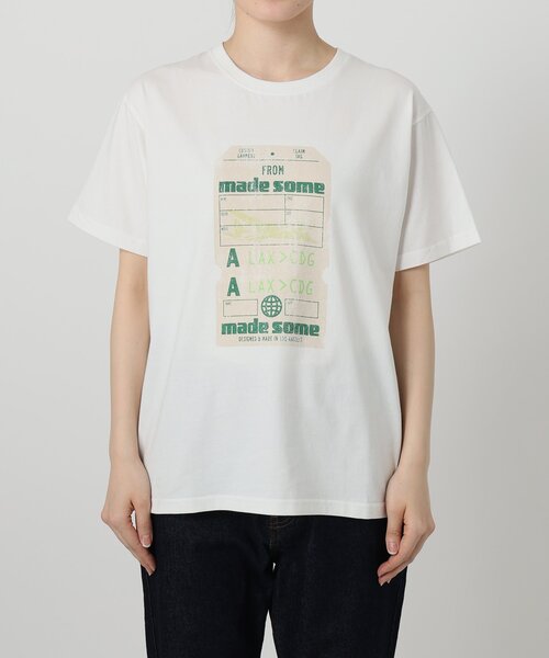 tシャツ made some sports wear for SLOBE IENA ロゴTEE レディース SLOBE IENA tシャツ made some sports wear for ロゴTEE
