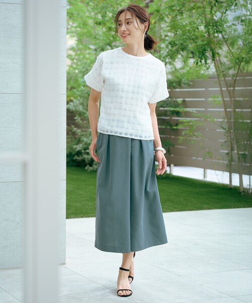 JILSANDER クロップドパンツ ライトグリーン J.PRESS（J.プレス） パンツ 「洗える」Crispyツイル クロップド