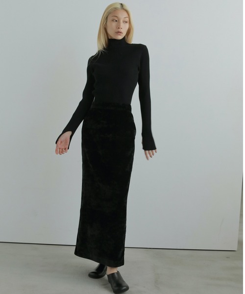 anuke（アンヌーク） ニット セーター Slit Turtle Knit レディース