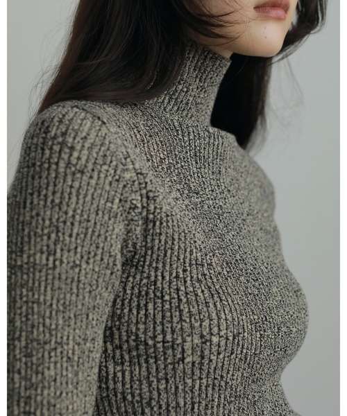 anuke（アンヌーク） ニット セーター Slit Turtle Knit レディース