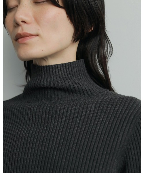 anuke タートルネック ニットセーター anuke（アンヌーク） ニット セーター Slit Turtle Knit レディース