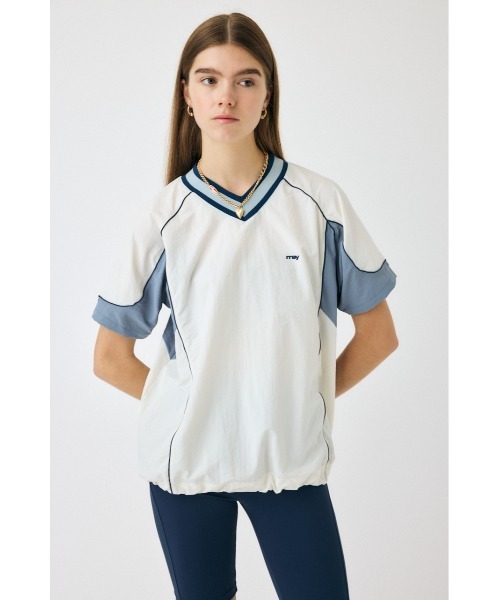新品☆moussy マウジー オーバーサイズTシャツ トップス ワンピース MOUSSY（マウジー） tシャツ OP PICOT EYELET Tシャツ レディース