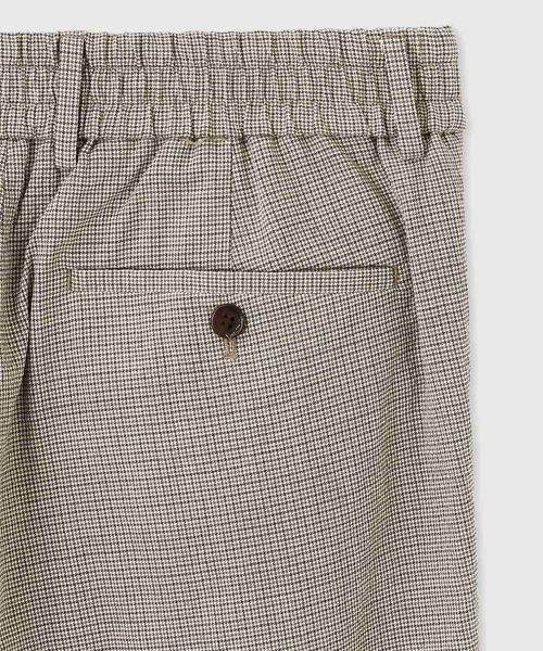 Paul Smith（ポール・スミス） パンツ ウールシアサッカー テーパード