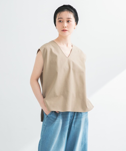 URBAN RESEARCH（アーバンリサーチ） ベスト ジレ リネン混Vネック