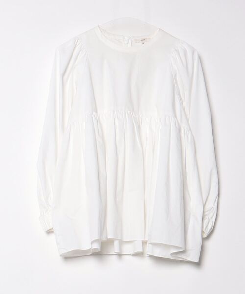 yori ホワイトブラウス 36 Yori 「Yori」 長袖ブラウス 36 ホワイト レディース : ZOZOTOWN