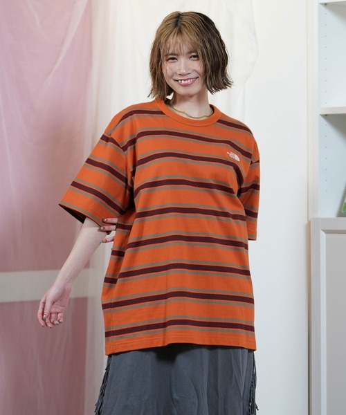 ノースフェイス Tシャツ　Mサイズ　　オレンジ　新品、タグ付き THE NORTH FACE ザ ノースフェイス The North Face Tシャツ