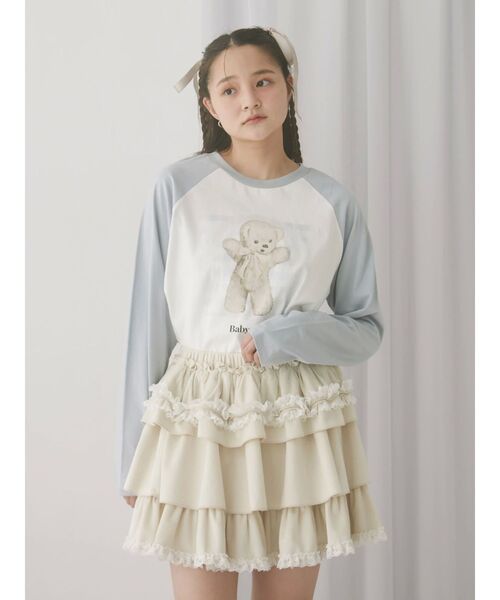merry jenny（メリージェニー） tシャツ baby bearラグランTee