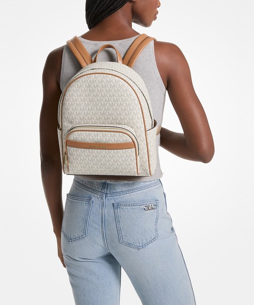 MICHAEL KORS ベージュレザーリュック MICHAEL KORS デイバック リュック BEX バックパック ミディアム