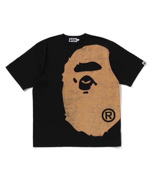 ABATHING  APE Tシャツ A BATHING APE tシャツ BLEACHED BIG HEAD RELAXED FIT TEE