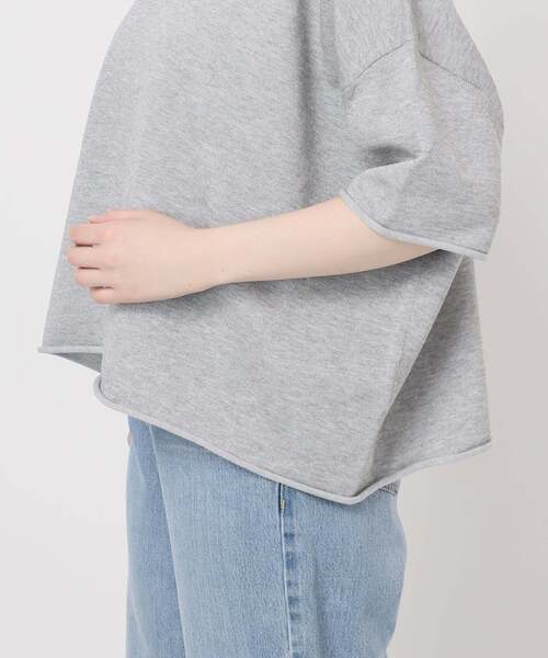 IENA ニット セーター 「追加」LEVITA コットンハーフスリーブ