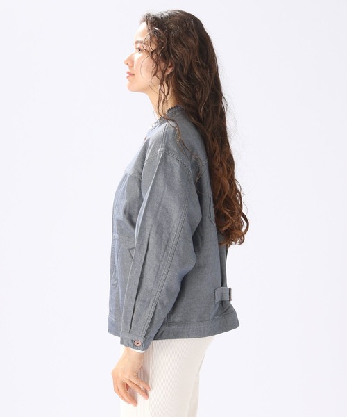 niko ベージュ38 IENA BOXYノーカラーコート 38