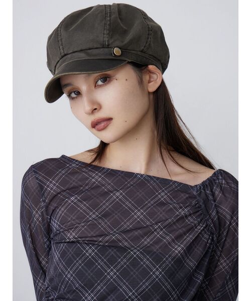 MURUA（ムルーア） 帽子 キャスケット ヴィンテージライクキャスケット