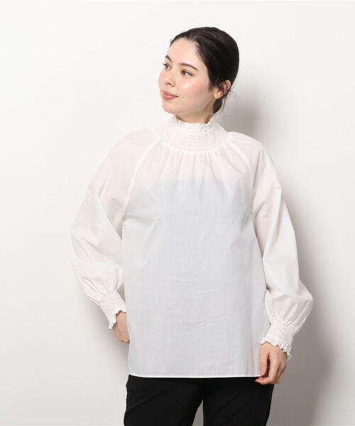 「UNITED ARROWS」 長袖ブラウス FREE ホワイト レディース