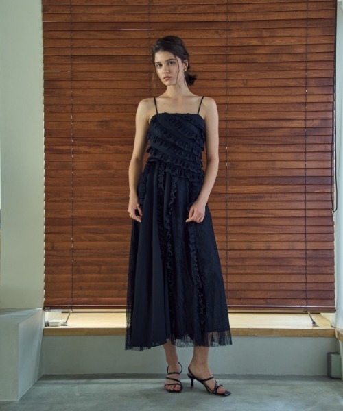 eradie エラディエ レース＆チュールワンピース