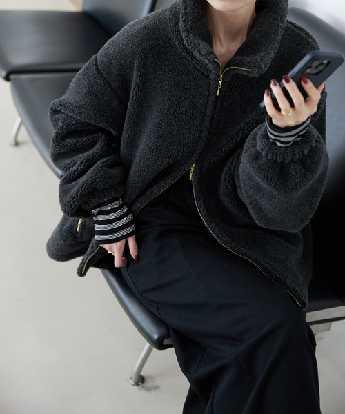 SLOBE IENA（スローブイエナ） ブルゾン 38 ホワイト レディース