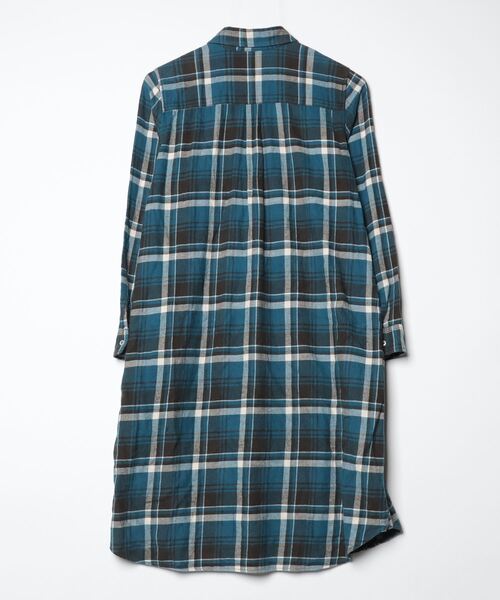 アーバンリサーチドアーズ チェック柄 ロングシャツワンピース URBAN RESEARCH DOORS 「URBAN DOORS」 チェック柄シャツ