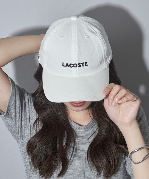 LACOSTE（ラコステ） キャップ 帽子 「LACOSTE」ロゴキャップ L1316