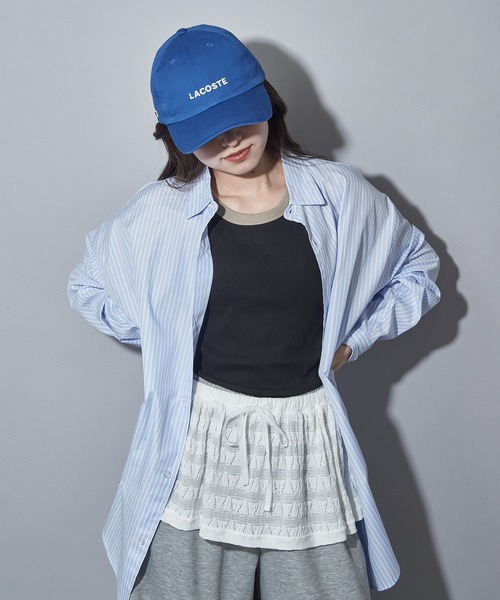 LACOSTE（ラコステ） キャップ 帽子 メンズ 「LACOSTE」ロゴキャップ