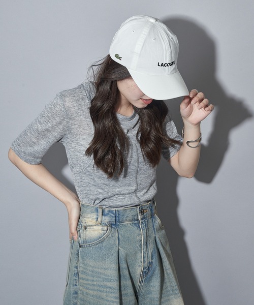 LACOSTE（ラコステ） キャップ 帽子 メンズ 「LACOSTE」ロゴキャップ