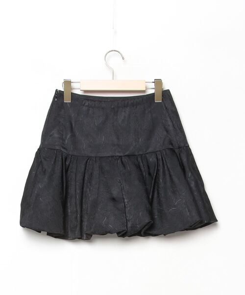 「Her lip to」 Bubble Mini Skirt フレアミニスカート S ブラック レディース