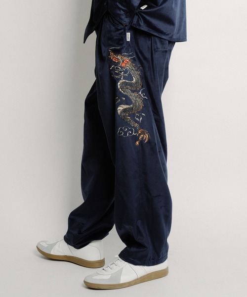 Subciety（サブサエティ） パンツ Souvenir velour pants メンズ