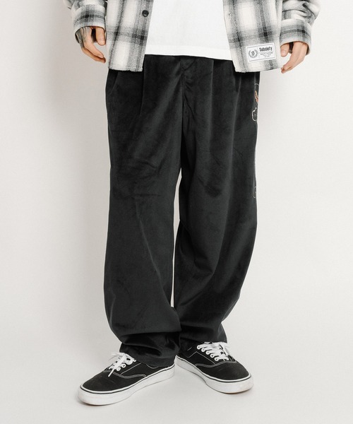 Subciety（サブサエティ） パンツ Souvenir velour pants メンズ