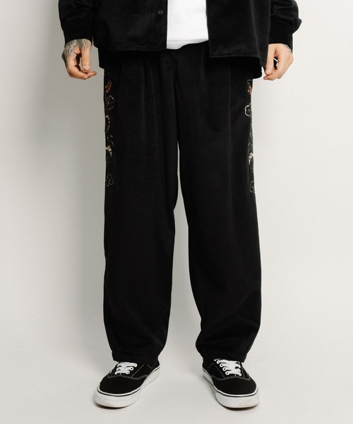 Subciety（サブサエティ） パンツ Souvenir velour pants メンズ