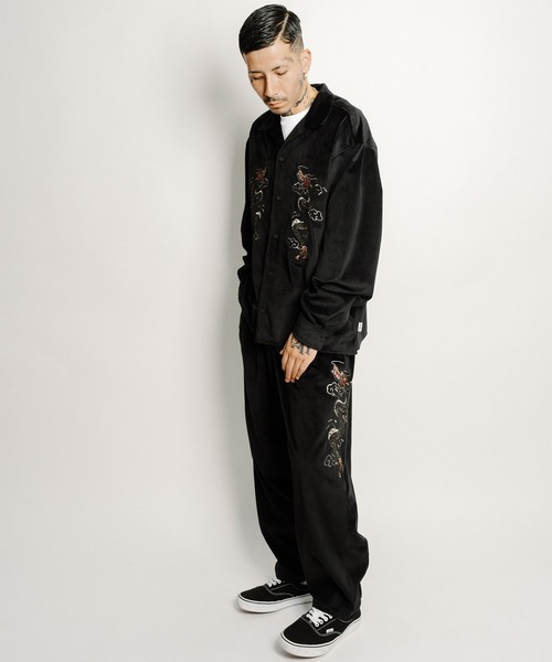 Subciety（サブサエティ） ワイドパンツ パンツ Souvenir velour pants