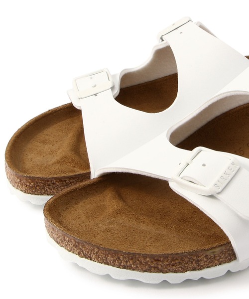 「BIRKENSTOCK」 フラットサンダル 39 ブラック レディース_画像3