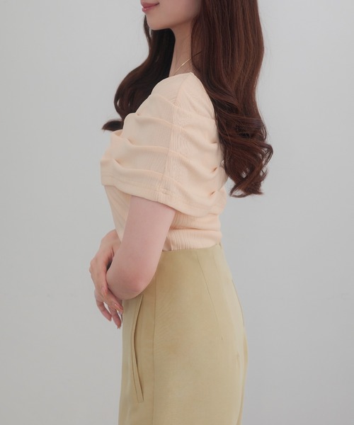 「CENEA」 ノースリーブトップス X-LARGE チャコール レディース_画像3